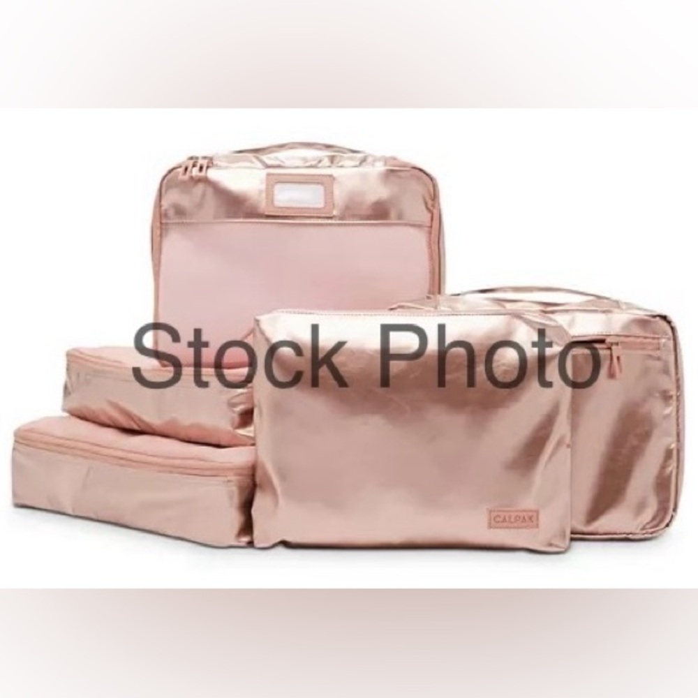 Calpak Rose Gold Packing Cubes—3 Piece Set - Picture 9 of 9
